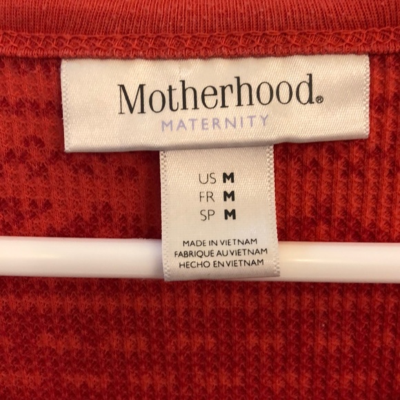 Motherhood Maternity Thermal Henley Top - Picture 3 of 6